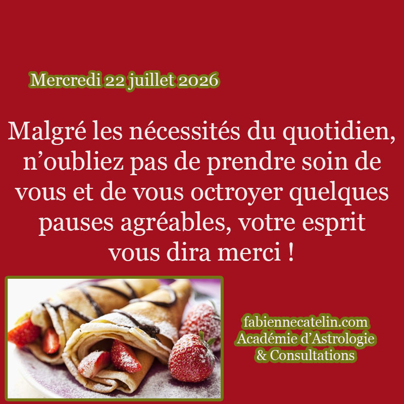3 22 juillet 2026