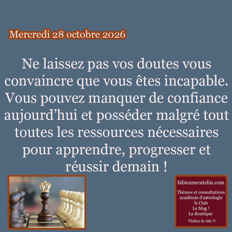 3 28 octobre 2026