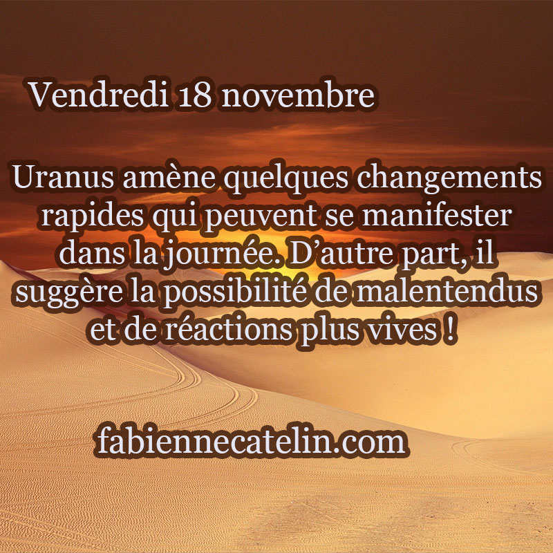 pour le 18 novembre