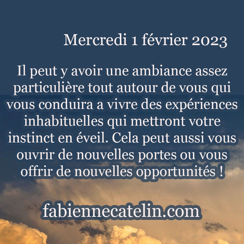 pour le 1 fevrier 2023