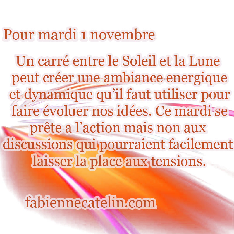 pour le 1 novembre