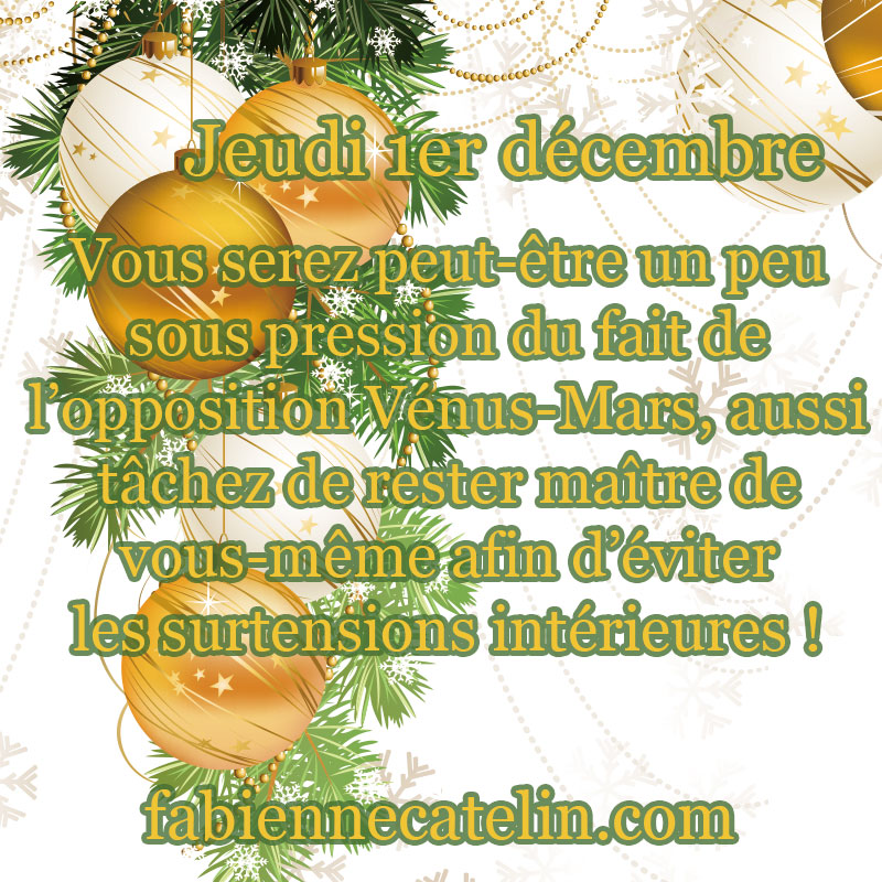 pour le 1er decembre