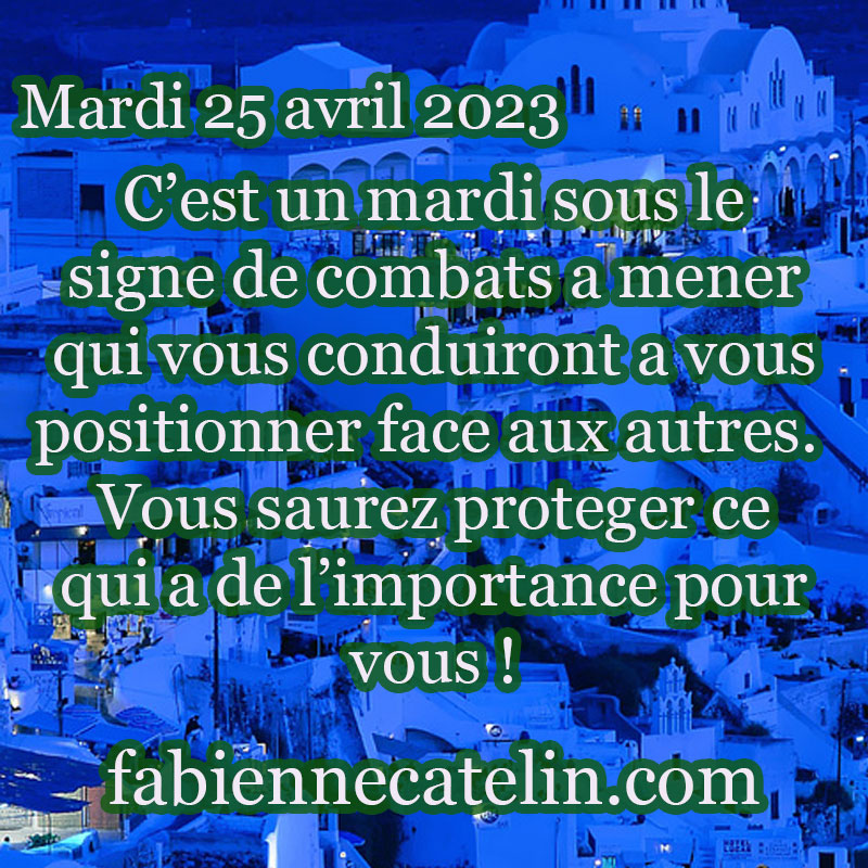 pour le 25 avril 2023