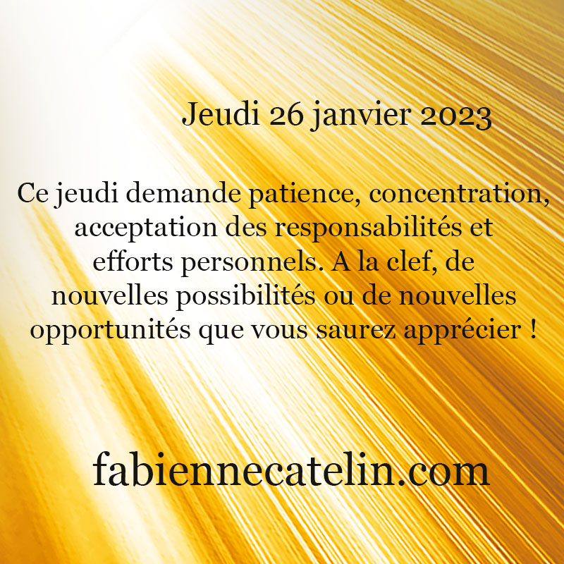 pour le 26 janvier 2023