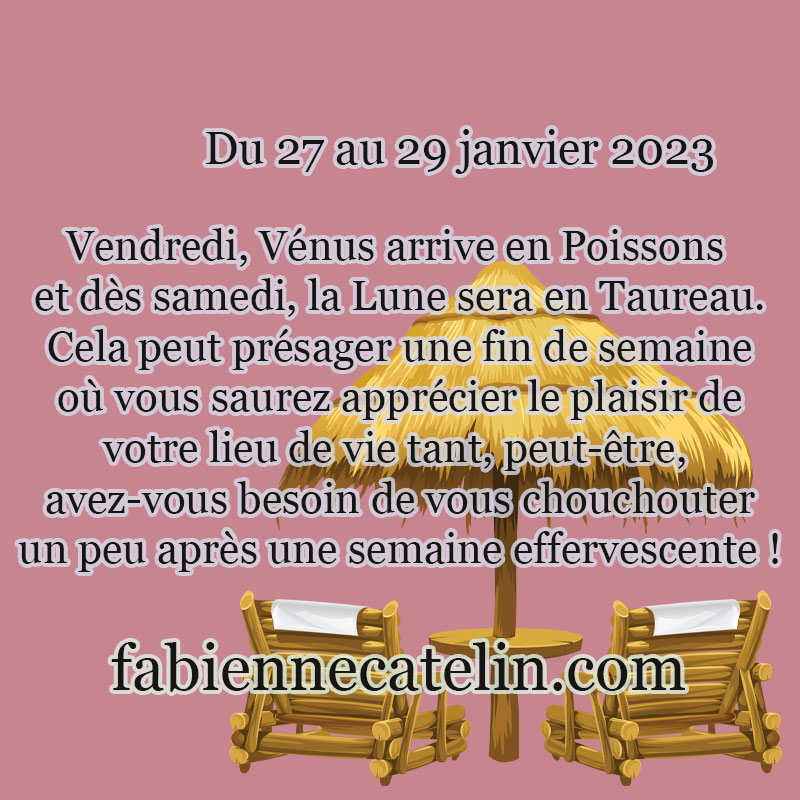 pour le 27 janvier 2023