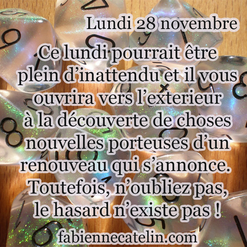 pour le 28 novembre