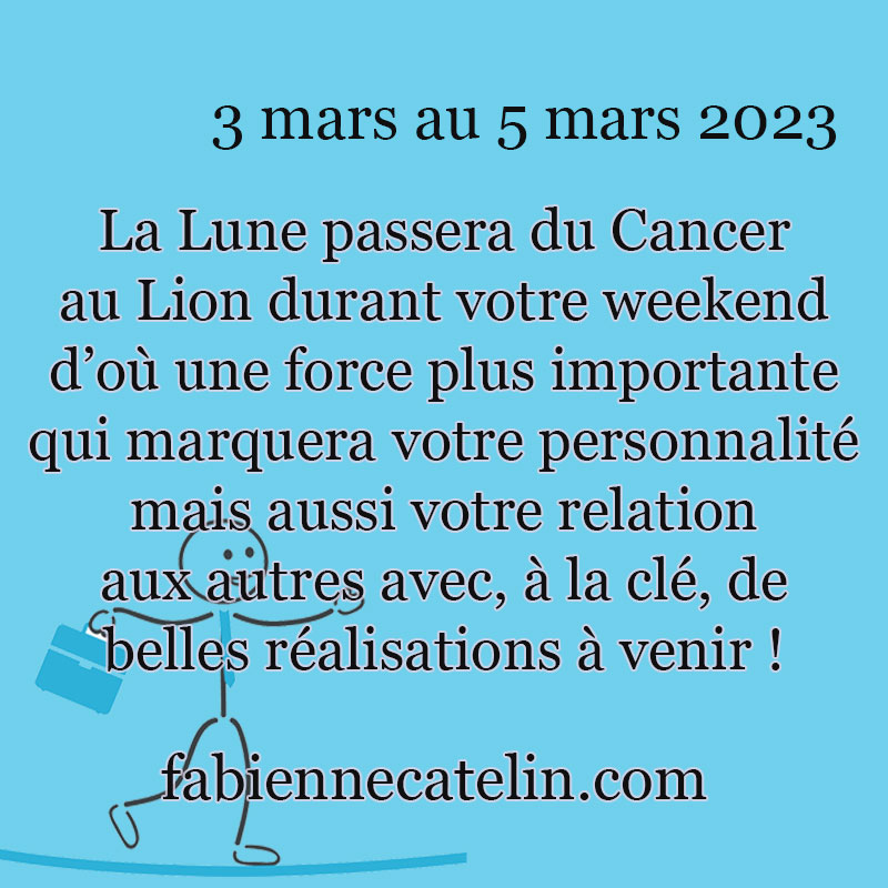 pour le 3 mars 2023