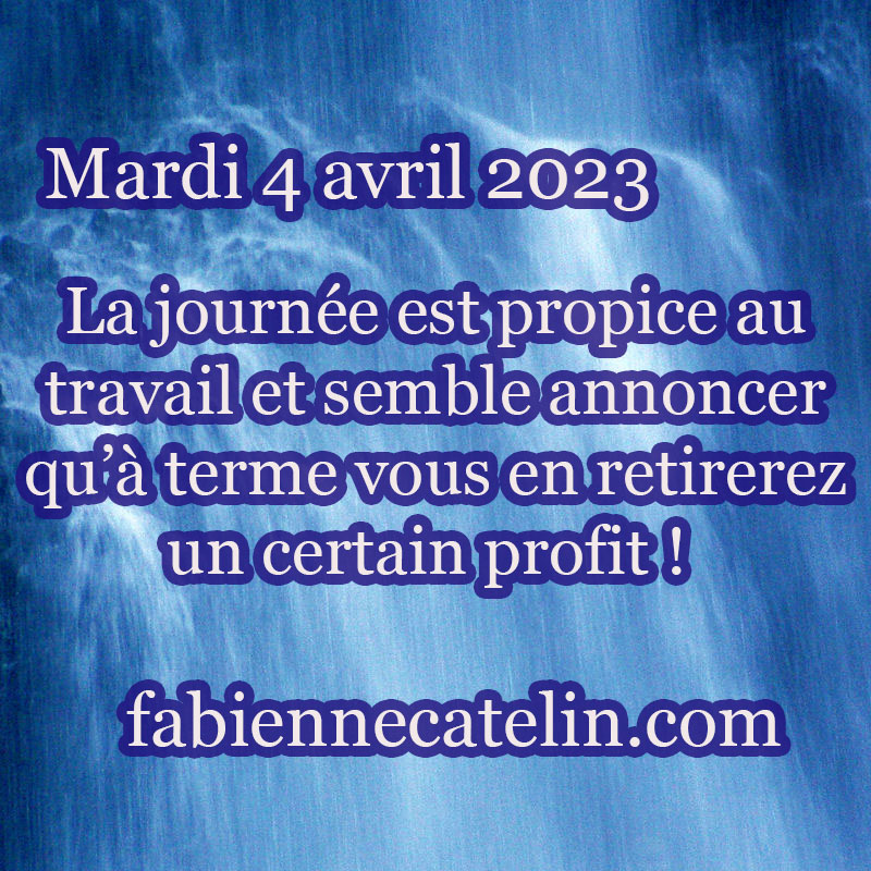 pour le 4 avril 2023