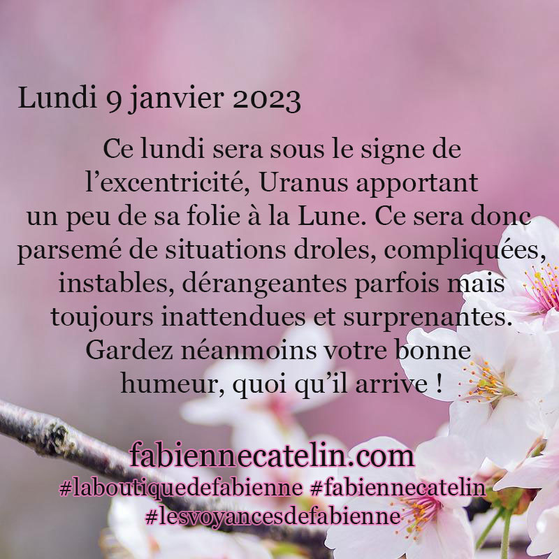 pour le 9 janvier 2023