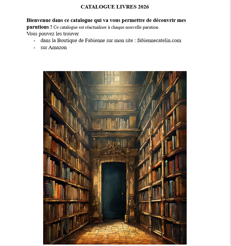 catalogue livre